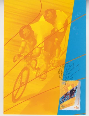 AUSTRALIA : 2000  FDC/ CARD - SCOTT # 1850  SYDNEY 2000 PARALYMPIC GAMES - Image 1 of 2