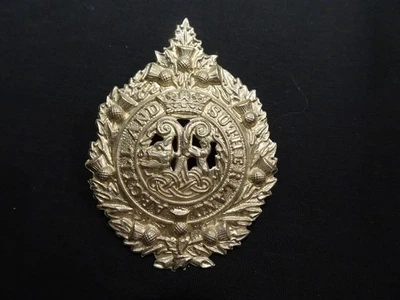 Insignia de gorra original de la Primera Guerra Mundial "The Argyll & Sutherland Highlanders" versión vacía Foto 1 de 3