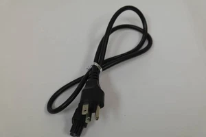 Universal AC Power Cord Standard 3 Prong Mickey Mouse Style Cable - Picture 1 of 3