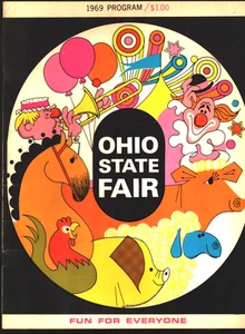 1969 Ohio State Fair-Official Fair Program- Columbus w/Inserts-JOHNNY CASH - Picture 1 of 7
