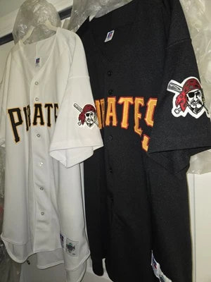 Pittsburgh Pirates 2 Authentic Russell Brand jerseys NWOT size 52 + SGA bobble - Image 1 of 4
