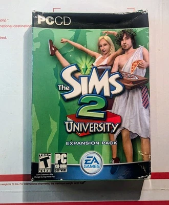 Sims 2: University Expansion Pack (PC, 2005) Small Box - Image 1 of 3