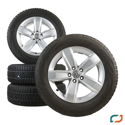 Original VW Tiguan AD1 Winterräder Winterreifen Corvara 17 Zoll 215/65 R17 99H - Bild 1 von 4