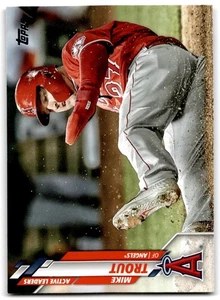 2020 Topps Update SLIDE - Mike Trout Los Angeles Angels #U-119 - Picture 1 of 2
