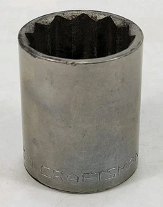 CRAFTSMAN ORIGINAL "V" SERIES SOCKET - SAE 1" - 1/2" DRIVE STANDARD - 12 POINT - Picture 1 of 4