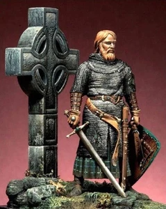 1/32 Resin Model Kit Irish Warrior Medieval Knight 14 Century Unpainted - Picture 1 of 3