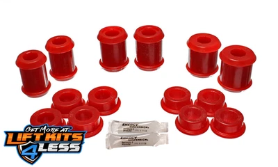 Juego de bujes de brazo de control de suspensión Energy - rojo - trasero - debe reutilizar todo el metal Ha Foto 1 de 2