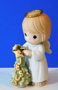 Precious Moments Enesco Porcelain Figurine 1999 He Is Bright Morning Star 588067 - Picture 1 of 12