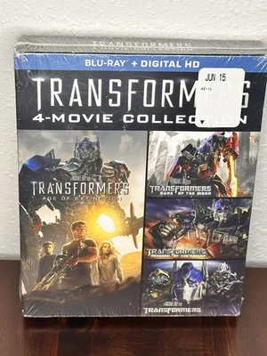 TRANSFORMERS: 4-Movie Collection (Blu-ray) Box Set, MINT NEW Sealed. - Image 1 of 4