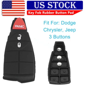 Repuesto para 2009 2010 Dodge Journey llavero goma 3 botones M3N5WY783X - Imagen 1 de 8