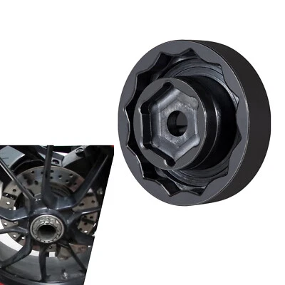 Herramienta de enchufe de tuerca de eje de rueda delantera trasera 55 mm 30 mm para Ducati 1098 1198 1199 1200 Foto 1 de 4