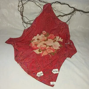 Vintage Designer Luxury 100% Pure silk scarf - Picture 1 of 3