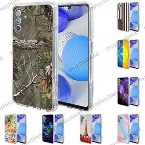 Per Samsung Galaxy A13 5G Custodia Slim Antiurto Ibrida Stampata + Vetro Temperato x7 - Foto 1 di 27