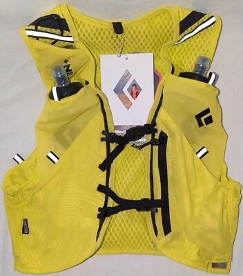 Chaleco de hidratación Black Diamond Distance 4, mediano para mujer, amarillo óptico Foto 1 de 2