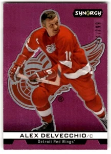 Alex Delvecchio 2024-25 UD Synergy NHL Impressions Magenta /599 #IM-99 Detroit - Imagen 1 de 2