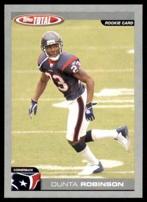2004 Topps Total Silver #343 Dunta Robinson - Image 1 of 2