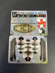 Pirates Wizkids HMS EMPRESS OF INDIA Unpunched Mysterious Islands - Picture 1 of 2