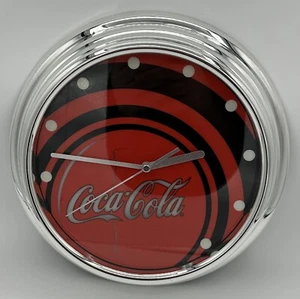 Coca Cola Flashing 11” Wall Clock - Coke Retro Blinking Clock - NEEDS REPAIRED - Picture 1 of 8