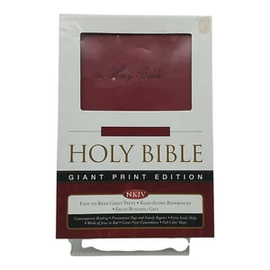 Holy Bible NKJV New King James Version Soft Leather Giant Print 2012 - Imagen 1 de 6