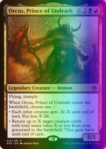 Orcus, Prince of Undeath (229/518) Adventures in the Forgotten Realms LP FOIL - Picture 1 of 1