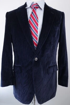 Dolce & Gabbana Velvet Blazer Jacket Men Size 40 Made in Italy - Image 1 of 4