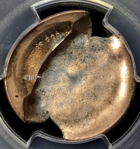 HUGE TONGUE INDENT (2000?) PCGS MS64 RD BLOWUP Brockage Cent Penny Mint Error - Picture 1 of 4