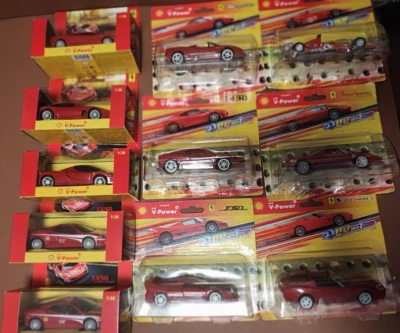 11 verschiedene Modelle 1:38 Shell V-Power Ferrari - Bild 1 von 4