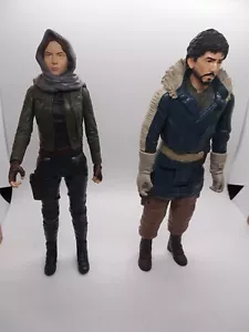 Hasbro Star Wars Actionfiguren Jyn Erso & Cassian Andor 11" groß Rogue One - Bild 1 von 2