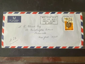Jersey (Great Britain Channel Island) Scott 79 on Airmail Cover to US - Picture 1 of 2