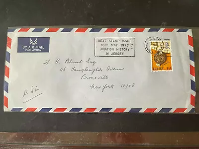 Jersey (Great Britain Channel Island) Scott 79 on Airmail Cover to US - Image 1 of 2