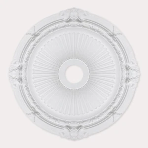 Ceiling Rose Polyurethane Resin – Quality Decorative 'Blossom Bouquet' Dia 69cm - Picture 1 of 5