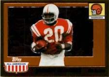 2005 Topps All American #34 Johnny Rodgers /555 Gold Chrome