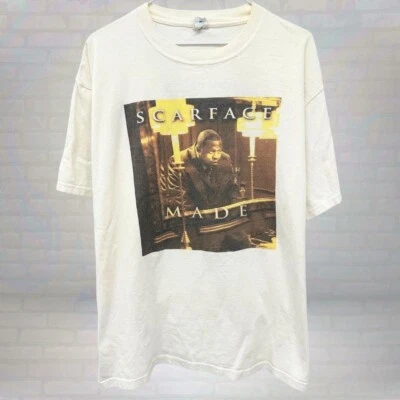 Camiseta De Colección Scarface M.A.D.E Álbum Rap-A-Lot Records Para Hombre Talla XL Foto 1 de 4