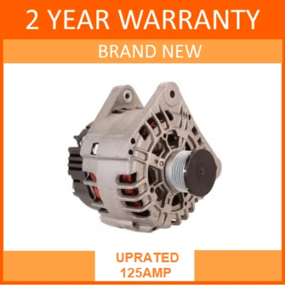 Alternator fits RENAULT Trafic, Master, Laguna 1.9 dCI 2001-2007 F9Q 125AMP - Image 1 of 4