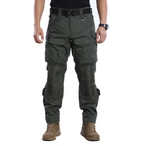Taktische Cargohose Herren Militär Kampf Outdoor mehrere Taschen Wandern Freizeit Camouflage - Bild 1 von 9