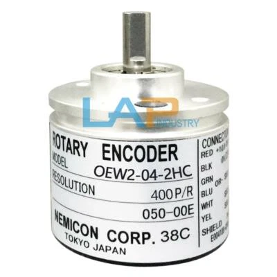 For nemicon photoelectric encoder OEW2-04-2HC pulse 400P/R shaft diameter 6mm - Image 1 of 3