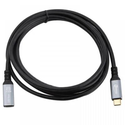 USB C Male to USB C Female Extension Data Charging Cable Type C Extender 2m - Image 1 of 3