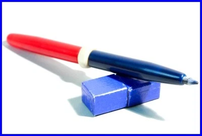 1920 Galalith Kontor 2 Colours Bleisift 0 5/32in Set M 2 Packs Mines Red Blue - Image 1 of 4