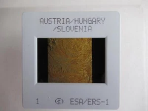 Austria/Hungría - Tierra ERS-I órbita 35 mm diapositiva celuloide - Imagen 1 de 1