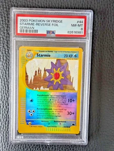 Pokemon PSA 8 Starmie Reverse Holo 44/144 Skyridge Deutsch gegradete Karte  - Bild 1 von 4