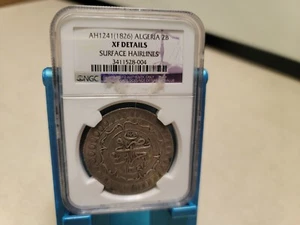 AH1241 1826 Algeria 2b Coin XF Details Surface Hairlines NGC - Picture 1 of 4