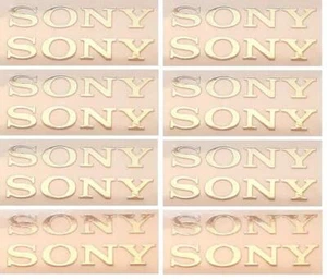 Sony Gold Logo PS3 PS4 PS5 Console Large 6cm x 1.2cm QTY 1 - Picture 1 of 1