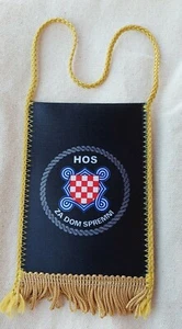 Cro Army, NDH HOS, Ustasa, historic coat of arms of Croatia military army flags - Picture 1 of 2
