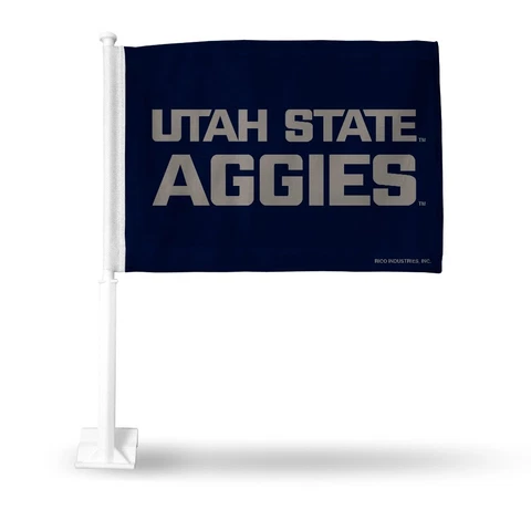 Utah State Aggies 11X14 Window Mount 2-Sided Car Flag Cover