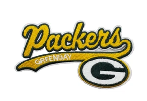 Green Bay Packers  NFL Football Team Logo zum Aufbügeln Aufnäher Patch - Picture 1 of 3
