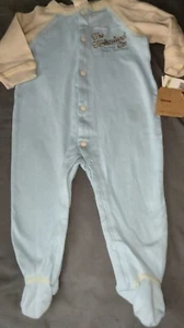 timberland baby boy 3/6 months blue footed pajama. moving sale. - Picture 1 of 4