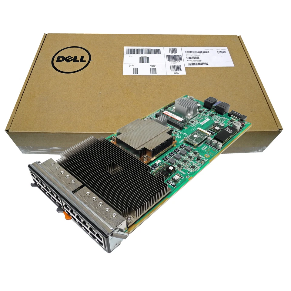 Dell 24-Port 1/10 Gb Ethernet Base-T RJ-45 Line Card für C9010 Switch neu 0KWHJT - Bild 1 von 4