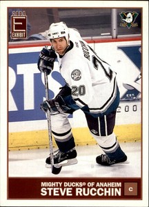 2003-04 (DUCKS) Pacific Exhibit Blue Backs #6 Steve Rucchin/275