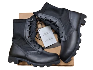 NEW WELLCO WP Army Issue Black Combat Jungle Boots Size 10M UK