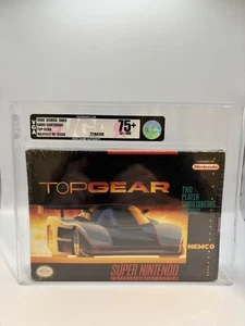Top Gear (SNES 1992) Brand New Factory Sealed (H-Seam) VGA Graded 75+ - Picture 1 of 7